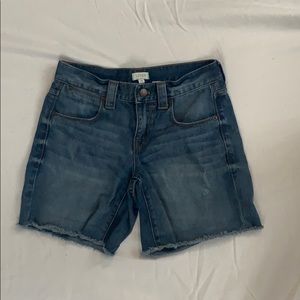 denim shorts